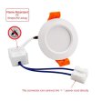 (image for) 10 Pack 5W Dimmable Antifog LED Downlight CRI80 Flat Diffuser Ceiling Light -2.56'' Cutout