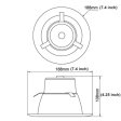 (image for) 18 Pack UL CUL Listed Dimmable 6 Inch 120V AC 17W 1400 Lumen LED Retrofit Downlight Kit