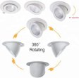 (image for) 10W / 18W / 24W Home Design Roof Recessed Mounting Fixture Downlights