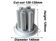 (image for) Superbright CREE 9W LD-DL-AJ-01-9W 9*1W LED Jewellery Downlight Cut-out 120mm-130mm Diameter 5.4" LED Down Light