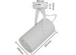 (image for) 12W LD-DL-GLB-01-12W LED Track Light LED 12*1W LED Track Lamp Diameter 100mm LED Spotlight