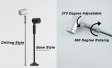 (image for) 1W LED Jewelry Showcase Standing Spot Light Warm White Pure White LED Cellphone Showcase Standing Spotlight