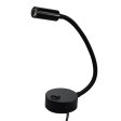 (image for) Black Bed LED Lighting Flexible With Switch and 120V AC Plug Suit For Bedside Reading Laptop Local Lighting White