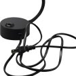 (image for) Black Bed LED Lighting Flexible With Switch and 120V AC Plug Suit For Bedside Reading Laptop Local Lighting White