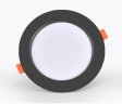 (image for) 4PCS Pack Low Profie LED Downlight 3W/5W/7W/12W/15W/18W/24W CRI80 Anti-Fog Fixed Head Recessed Ceiling Light
