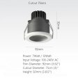 (image for) 7W 12W 3 inches Waterproof IP65 CRI>80 Round LED Downlight Vapor Proof Fit for Shower, Sauna and Outdoor Lighting