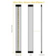 (image for) 1 PACK 7mm Thick Silver Finish LED Under Cabinet Lighting Dimmable Kit CRI90 300LM SMD2835 12V 5W with Dimmer & Power Supply Included