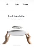 (image for) 12 Inch 24W Flush Mounting Modern LED Ceiling Lights for Bedroom, Kitchen, Bathroom