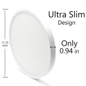 2 Pack 12 Inch Modern LED Ceiling Light Flush Mount 24W Kitchen Bedroom Bathroom Lamp