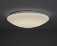 (image for) 18W 11.4 Inch (290mm) LED Ceiling Light Fixture CCT changable & Dimmable with RF controller Round Acrylic Shade White Finish Modern LED Flush Mount