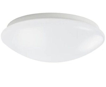 (image for) 18W 11.4 Inch (290mm) LED Ceiling Light Fixture CCT changable & Dimmable with RF controller Round Acrylic Shade White Finish Modern LED Flush Mount