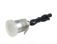 (image for) 8PCS Pack 1W DC12-24V IP65 LED Step Light Outdoor Waterproof Wall Light Anti-Glare Low Voltage Handrail Light