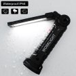 (image for) 2 Pack LED Work Light Rechargeable 360° Rotate Magnetic Based 5 Modes LED Flashlight