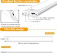 (image for) 2 Pack PIR Motion Sensor LED Cabinet Light, Under Counter Closet Lighting, Wireless USB Rechargeable Light Indoor, CCT 2700-6500K Color Changeable for Kitchen, Wardrobe, Closet, Hallway