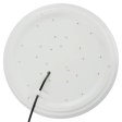 (image for) 24W 14.96 inch (380mm) LED Ceiling Light Fixture CCT changable & Dimmable with RF controller Round Acrylic Shade White Finish Modern LED Flush Mount