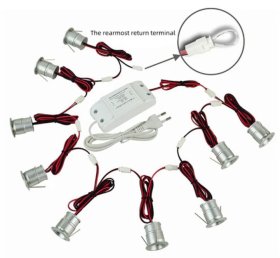 110v/220v AC Dimmable Anti-Fog Downlight Set Angle 30°/120° Opening 25mm Mini Star Lights Kit