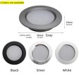 (image for) 6pcs Packing LED Under Cabinet Lighting 2.5W 12VDC Ultra Thin, 3 Switches are Available Controllable Puck Light for Motorhome, Caravan, Truck, Kitchen, Wine Cabinet, Wardrobe