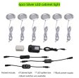 (image for) 6pcs Packing LED Under Cabinet Lighting 2.5W 12VDC Ultra Thin, 3 Switches are Available Controllable Puck Light for Motorhome, Caravan, Truck, Kitchen, Wine Cabinet, Wardrobe