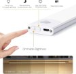 (image for) 2Pack Under Cabinet Lights, LED Closet Lights Wireless Magnetic Motion Sensor Activated Light Bar Indoor Rechargeable Battery Operated Stick on Under Counter Lights for Kitchen Stairs Hallway