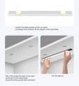 (image for) 2Pack Under Cabinet Lights, LED Closet Lights Wireless Magnetic Motion Sensor Activated Light Bar Indoor Rechargeable Battery Operated Stick on Under Counter Lights for Kitchen Stairs Hallway