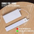 (image for) 2Pack Under Cabinet Lights, LED Closet Lights Wireless Magnetic Motion Sensor Activated Light Bar Indoor Rechargeable Battery Operated Stick on Under Counter Lights for Kitchen Stairs Hallway