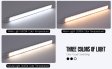 (image for) 2Pack Under Cabinet Lights, LED Closet Lights Wireless Magnetic Motion Sensor Activated Light Bar Indoor Rechargeable Battery Operated Stick on Under Counter Lights for Kitchen Stairs Hallway