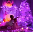 (image for) 2pcs Pack of 66ft 200 LED Christmas String Lights Indoor Outdoor Waterproof Christmas Lights Clear Wire, 8 Modes Twinkle Lights Plug in for Tree Room Bedroom Wedding Christmas Decorations