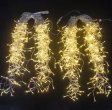 (image for) 2PCS Pack of Christmas Icicle Lights Outdoor, 400 LEDs 32.8ft 8 Modes Fairy Icicle String Lights with 75 Drops, LED Christmas Twinkle Lights for Holiday, Party, Wedding, Christmas Decorations