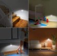 (image for) 3 Pack LED Motion Sensor Light, Cordless Battery-Powered LED Night Light, Wall Light, Closet Lights, Safe Lights for Stairs, Hallway, Bathroom, Kitchen, Cabinet (White)