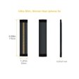 (image for) 6 inch CRI90 SMD2835 3W 160LM Dimmable LED Under Cabinet Light DC 5V / 12V Black / Silver Finish Color Ultra Thin Stick On Under Counter Lighting