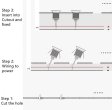 (image for) 8PCS Pack 3W IP68 Underwater LED Lights Round Stainless Steel Cover Villa Garden Swimming Pool LED Light