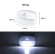(image for) 4Pack PIR Motion Sensor LED Night Light, Motion Activated Under Cabinet Light, Battery Operated Stick-on Anywhere Motion Activated for Kitchen Stairway (Battery not included)