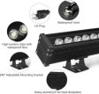 (image for) Linkable 5060 Linear LED RGB Wall Washer Lights with Remote Controller, 36W Waterproof Color Changing Wall Washer LED Light for Outdoor/Indoor Lighting Projects, Hotels, Building Wall Decorations