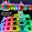 (image for) Linkable 5060 Linear LED RGB Wall Washer Lights with Remote Controller, 36W Waterproof Color Changing Wall Washer LED Light for Outdoor/Indoor Lighting Projects, Hotels, Building Wall Decorations