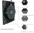 (image for) 50W IP65 Full Spectrum Purple LED Grow Light Suspending Panel Light for Hydroponic and Medical Plant Cultivation