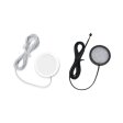 (image for) A-Series 3 Pack (3*2W) Dimmable CRI 90 Ultra Thin LED Under Cabinet Puck Lights With Dimmer & Power Adapter, All Accessories Included