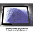 (image for) A4 LED Light Pad, Ultra Thin Portable LED Light Tracer, Full Range Dimmable with USB Power Cable