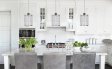 (image for) 3 Pack Adjustable Chrome Crystal Chandeliers for Kitchen Dinning Room Bedroom 3 Lighting Colors 3000K/4000K/6000K（CCT Adjustable）