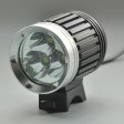 (image for) 3X Cree XML T6 Led Head Lamp 3600 Lumens Led Flashlight 3 Modes Bicycle Front Led Light