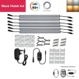 (image for) C-Series 6 Pack (6*3W) Dimmable CRI 90 Ultra Thin 12inch Linkable Linear LED Under Cabinet Lights with Dimmer & Power Adapter