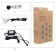 (image for) 10 Pack Outdoor Recessed LED Deck Lights Kits IP67 Waterproof Inground LED Step Lights Kit for Garden, Yard, Steps， Bath Room and Kitchen