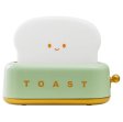 (image for) 2pcs Pack (1Green+1Pink) Dimmable LED Toast Night Light Rechargeable Desk lamp with Timer for Baby Girls Boys