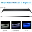 (image for) Aquarium LED Light for Freshwater Fish Tank w/ Extendable Bracket, White Blue LED