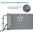 (image for) Aquarium LED Light for Freshwater Fish Tank w/ Extendable Bracket, White Blue LED