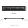 (image for) Aquarium LED Light for Freshwater Fish Tank w/ Extendable Bracket, White Blue LED
