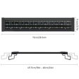 (image for) Aquarium LED Light for Freshwater Fish Tank w/ Extendable Bracket, White Blue LED