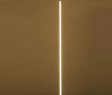 (image for) White Color Corner Floor Lamp Nordic Modern LED Floor Lamp Ambient Light w/ Foot Switch