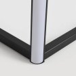 (image for) White Color Corner Floor Lamp Nordic Modern LED Floor Lamp Ambient Light w/ Foot Switch