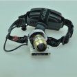(image for) CREE Q5 LED Zoomable Head Lamp Light 300 lumens 3 Mode Bicycle Head Lamp Fishing Light White Light Working