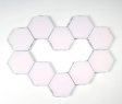 (image for) 10 Pack Hexagonal LED Wall Light, DIY Modular Touch Sensitive Lights LED Night Light